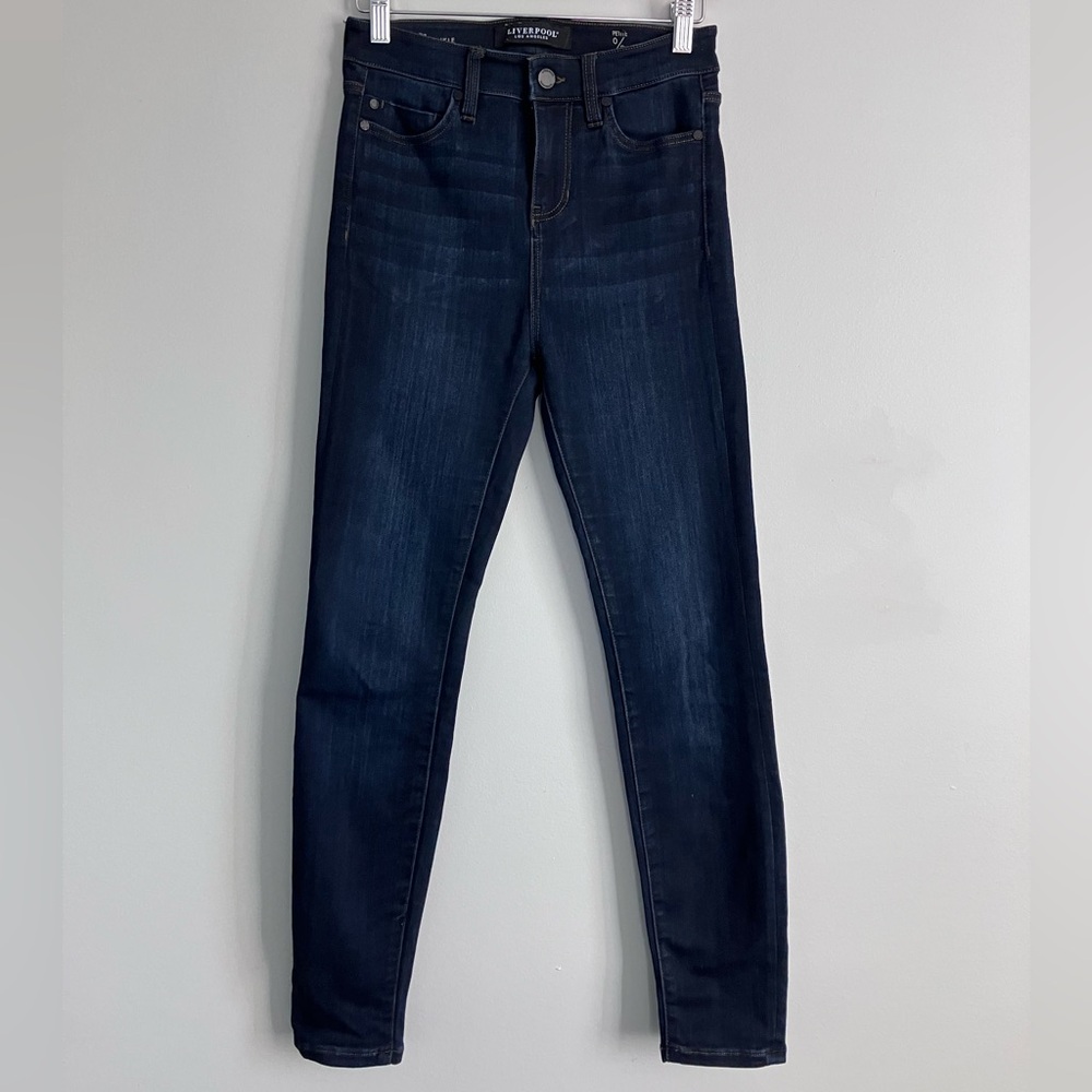 LIVERPOOL Los Angeles The High-Rise Skinny Dark Wash Jeans Size 0P
